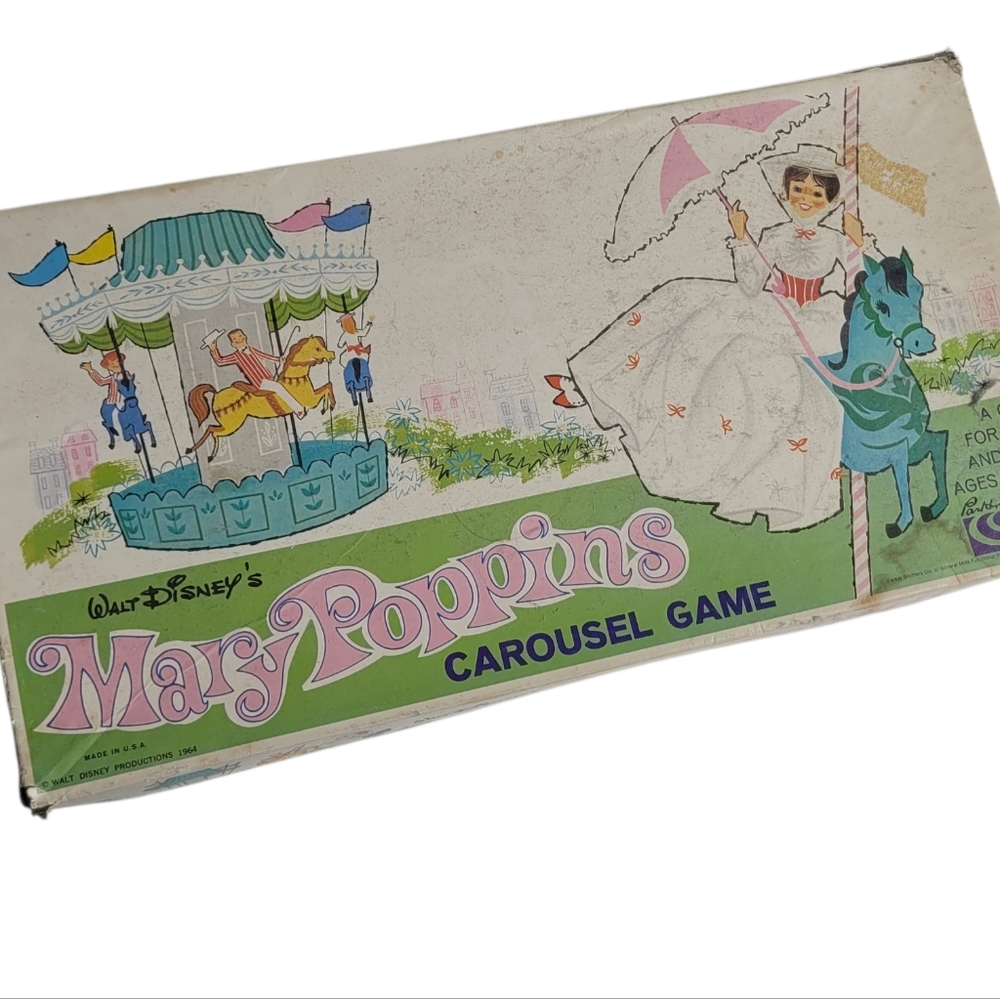 Walt Disney Mary Poppins 1964 Board Game